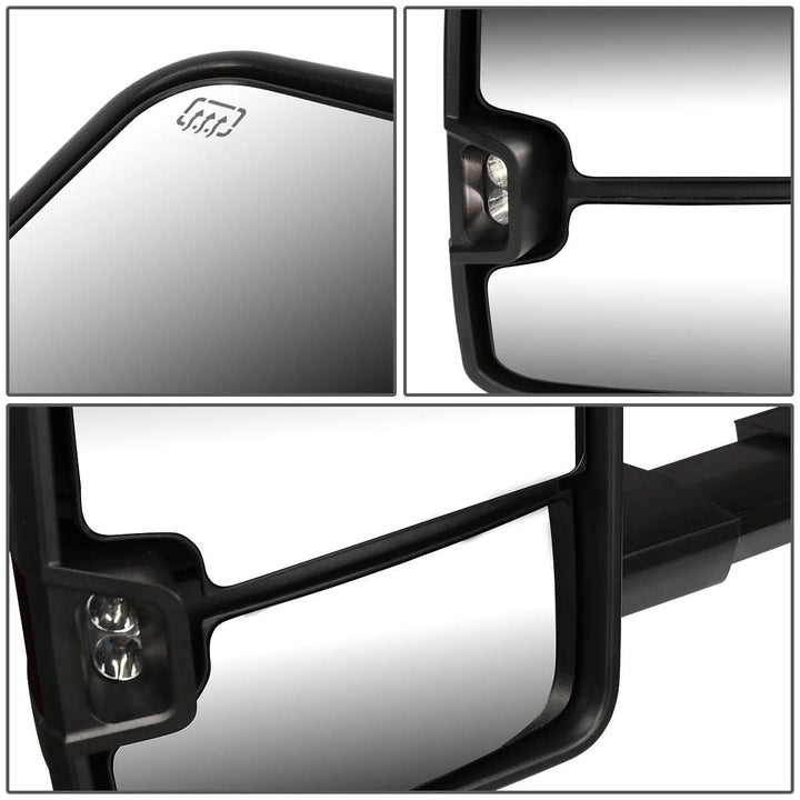 99-06 Chevy Silverado GMC Sierra Powered Heated LED Towing Mirrors