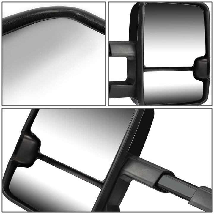 88-02 Chevrolet GMC C/K Tahoe Yukon Towing Mirrors Powered LED Chrome
