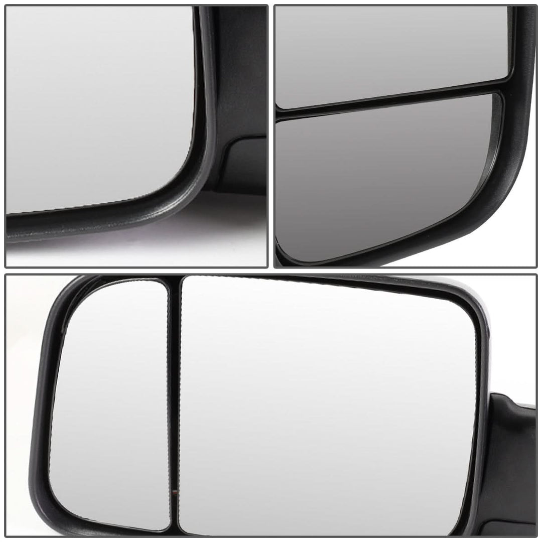 02-08 Dodge Ram 1500 03-09 Ram 2500 3500 Manual Heated Towing Mirrors