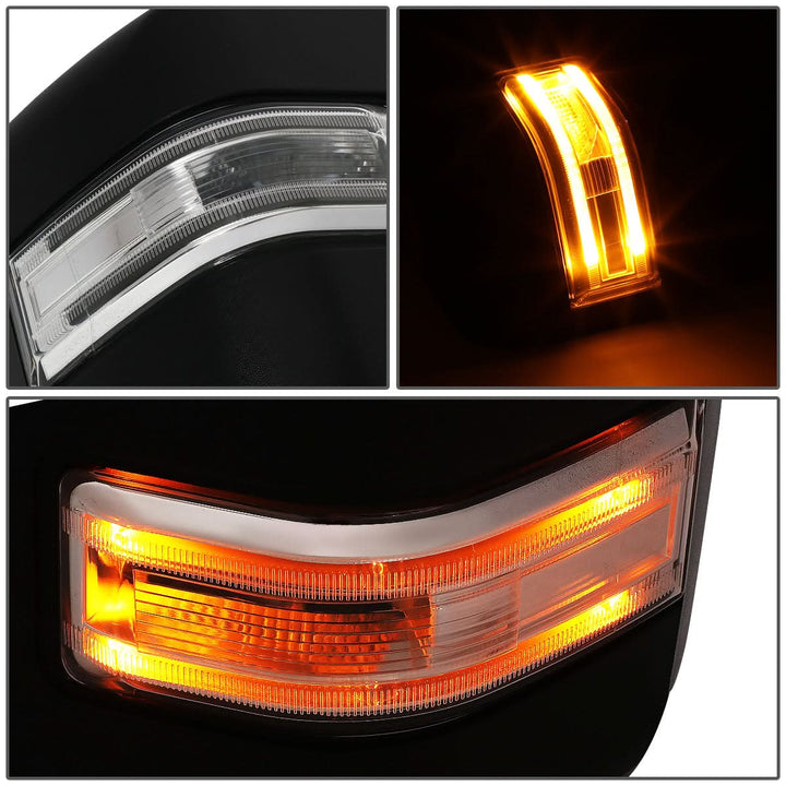 08-16 Ford F-250 F-350 F-450 F-550 Powered Heated Towing Mirrors LED