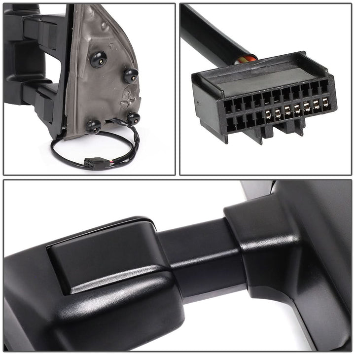 08-16 Ford F-250 F-350 F-450 F-550 Powered Heated Towing Mirrors LED