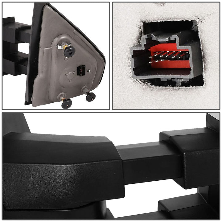 04-14 Ford F-150 Powered Heated Towing Mirrors w/Puddle Light - Chrome