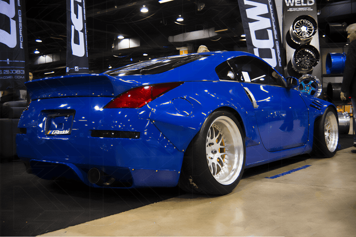 Nissan Fairlady 350z Black Rocket Bunny Style Duck Tail Trunk Spoiler (2002 - 2008)