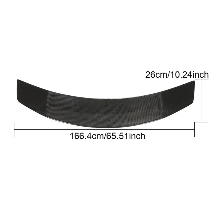 Audi R8 V10 Coupe 4S Gen 2 Dry Carbon Fiber Custom-Style Ducktail Rear Wing Spoiler 2016 - 2018