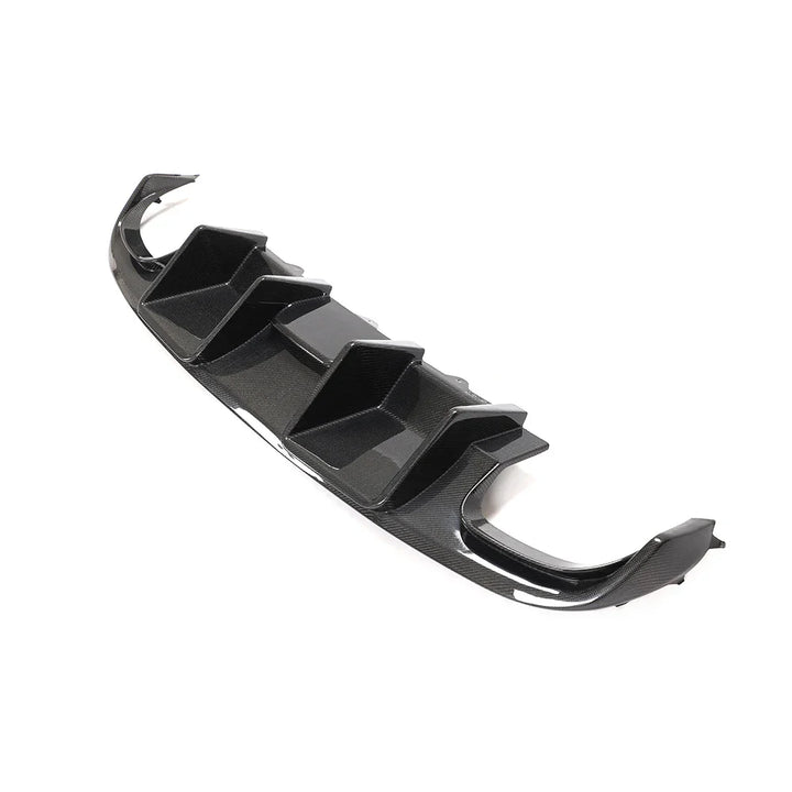 Audi A4 B8 S-Line / S4 Sedan Carbon Fiber JC Style Rear Valance Diffuser 2008 - 2012