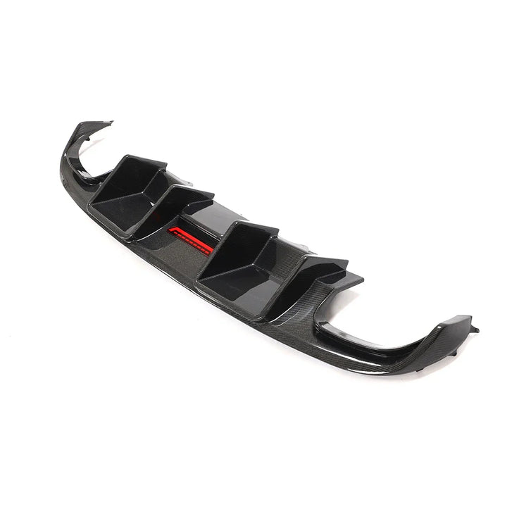 Audi A4 B8 S-Line / S4 Sedan Carbon Fiber Rear Bumper Lip With Brake Light 2008 - 2012