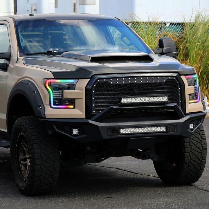 NTXGLOW RGB LED headlights (2015 - 2017 Ford F150)