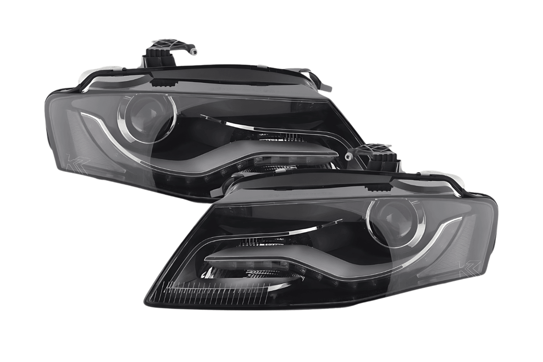 Audi A4 (B8/8K) OE+ Black Headlights - (2008-2011)