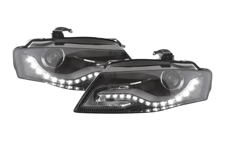 Audi A4 (B8/8K) OE+ Black Headlights - (2008-2011)