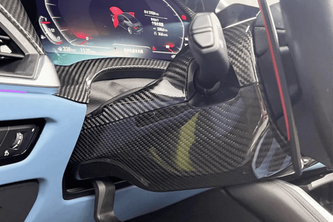 BMW 3 Series G80 G81 M3 / 4 Series G82 G83 M4 Carbon Fiber Steering Column Cover (2019+)