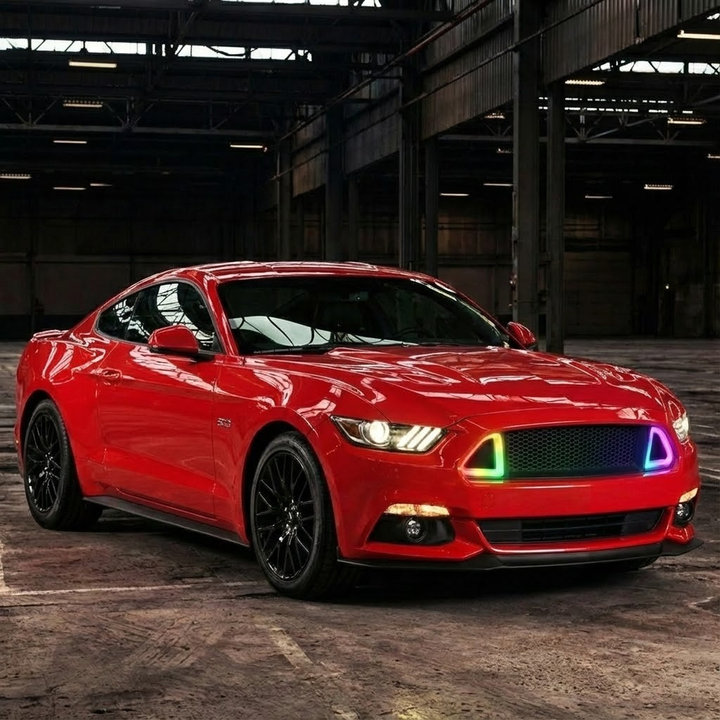 NTXGLOW RGB led grill (2015 - 2021 Ford Mustang)