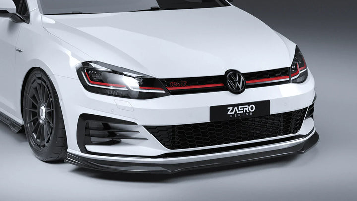 VW Golf GTI Mk7.5 EVO-1 Gloss Black Front Splitter