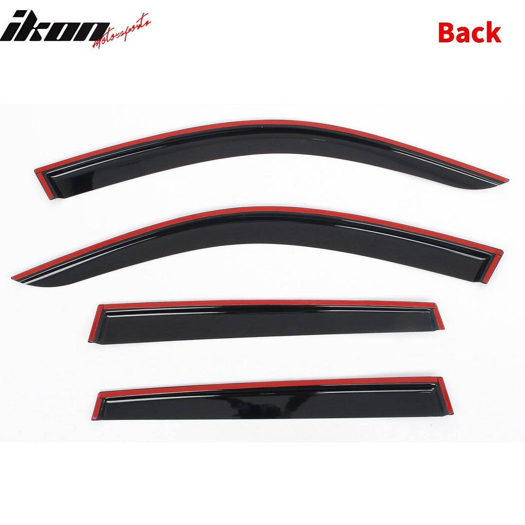 2018-2024 BMW G01 X3 4PCS Tape on Window Visors Vent Rain Sun Guards