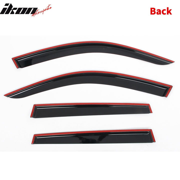 2018-2024 BMW G01 X3 4PCS Tape on Window Visors Vent Rain Sun Guards