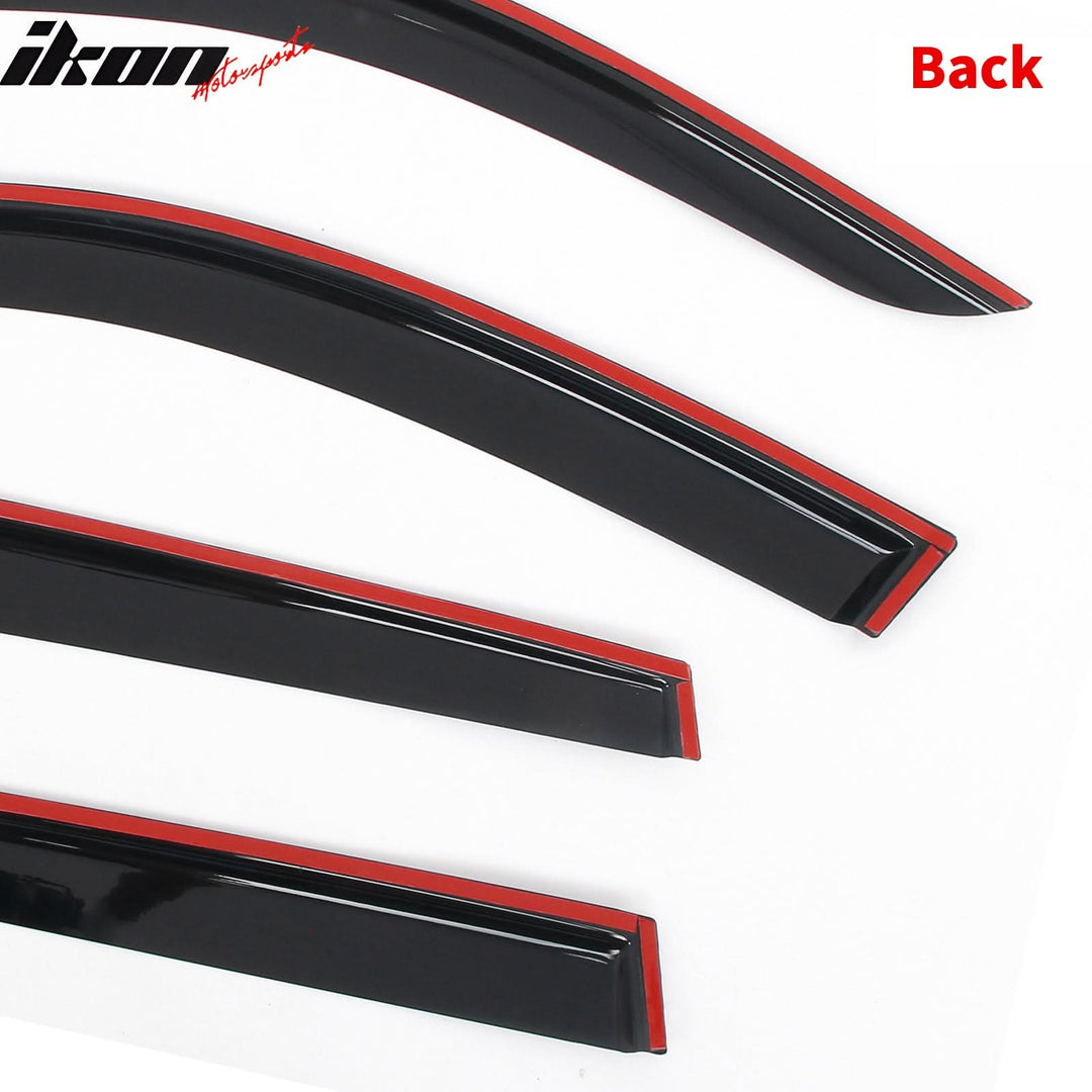 2018-2024 BMW G01 X3 4PCS Tape on Window Visors Vent Rain Sun Guards