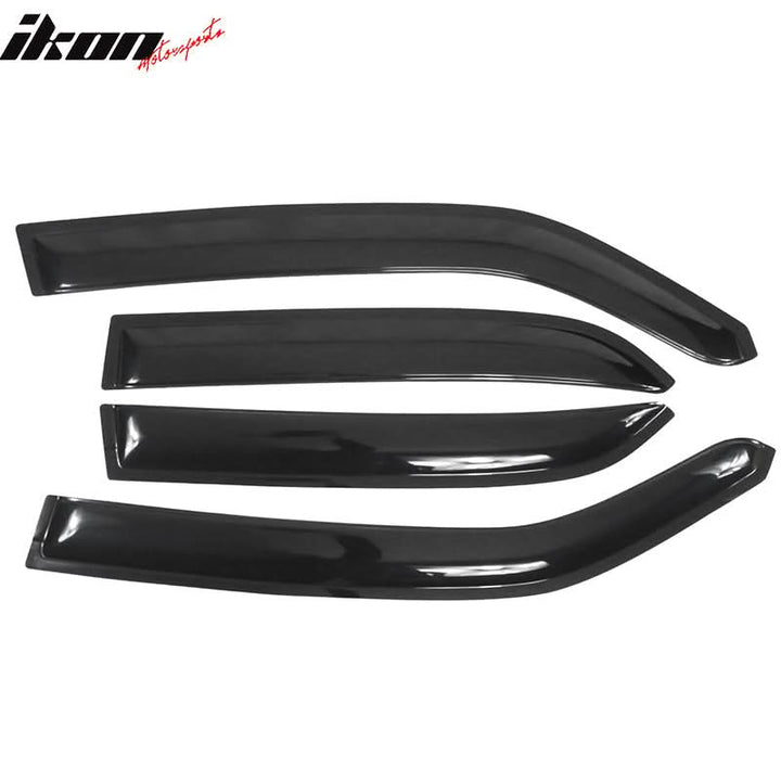 2005-2010 Chrysler 300 Slim Style Smoke Tinted Visor Window Acrylic