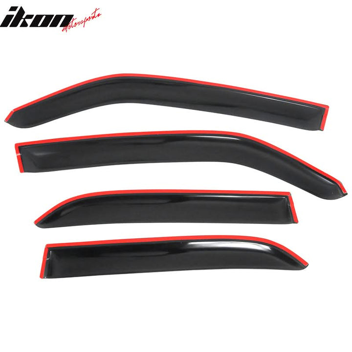 2005-2010 Chrysler 300 Slim Style Smoke Tinted Visor Window Acrylic