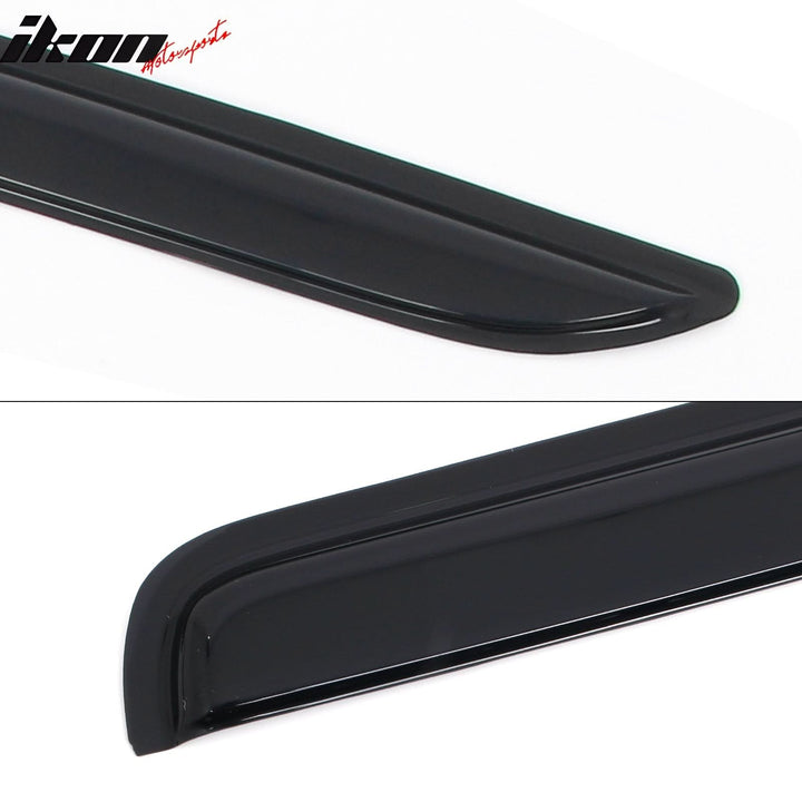 2019-2025 Chevy Silverado & GMC Sierra 1500 Crew Cab 4PC Window Visors