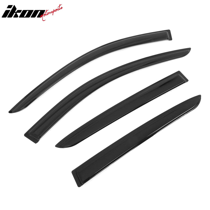 2019-2025 Cadillac XT4 4PCS Tape on Window Visors Vent Rain Sun Guards