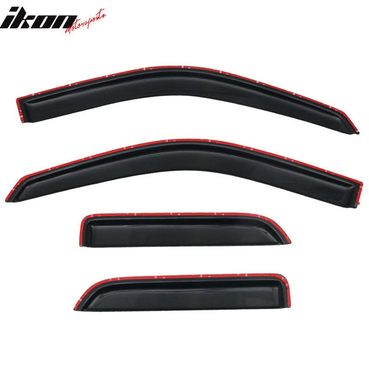 2009-2024 Dodge Ram 1500 Quad Cab Extended Pickup Window Visor Acrylic