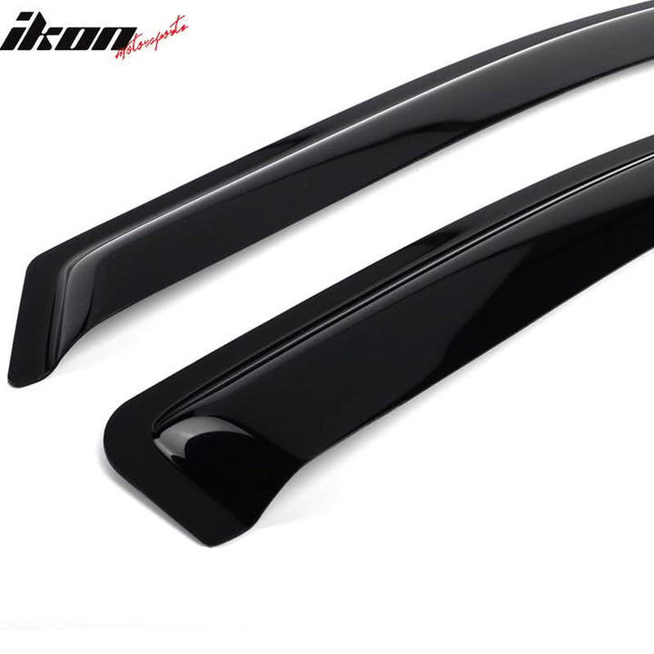 2004-2008 Ford F150 Standard Cab Tape On Acrylic Visor Windows 2Pc Set