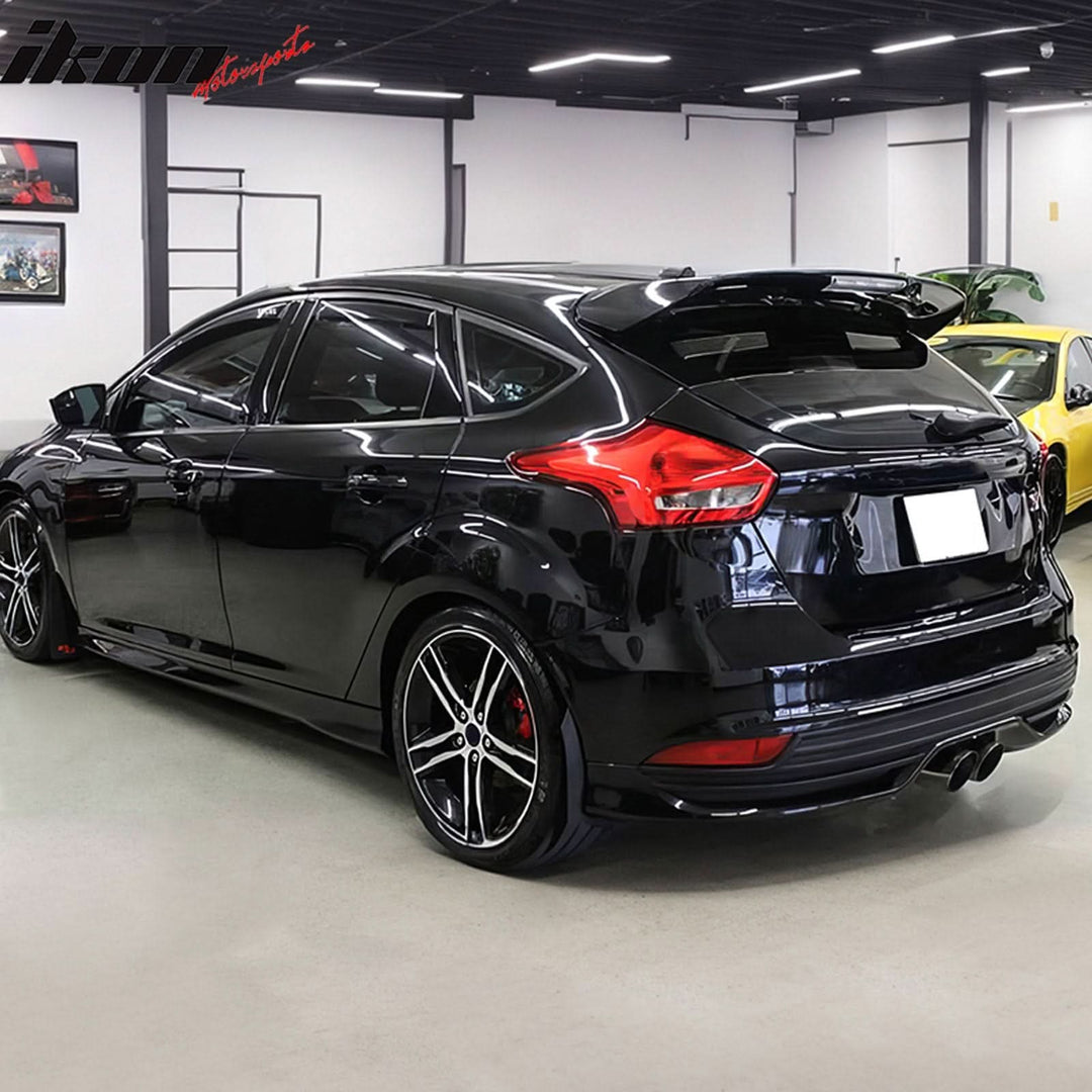 2012-2018 Ford Focus Tape on Window Visor Rain Guard Acrylic 4PC