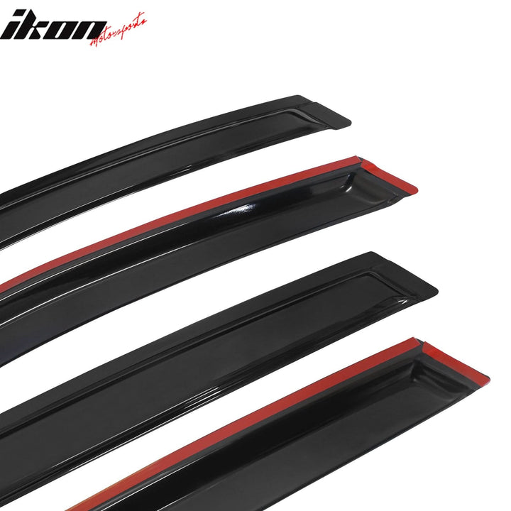 2008-2011 Ford Focus 4Door Acrylic 4PC Tape On Window Visors Guard