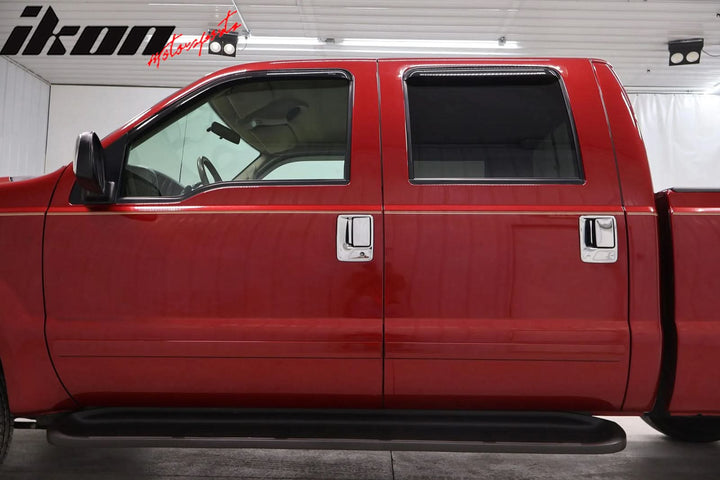 1999-2016 Ford F250-F550 Super Duty Crew Cab Tape On Window Visors