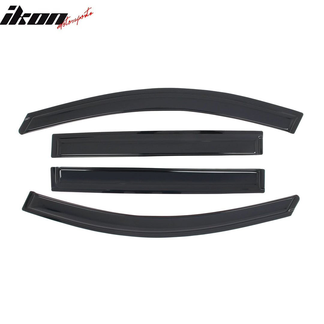 2018-2024 GMC Terrain 4PCS Tape on Window Visors Vent Rain Sun Guards