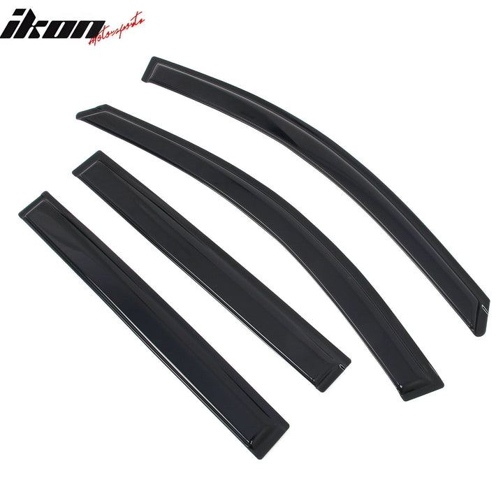 2018-2024 GMC Terrain 4PCS Tape on Window Visors Vent Rain Sun Guards