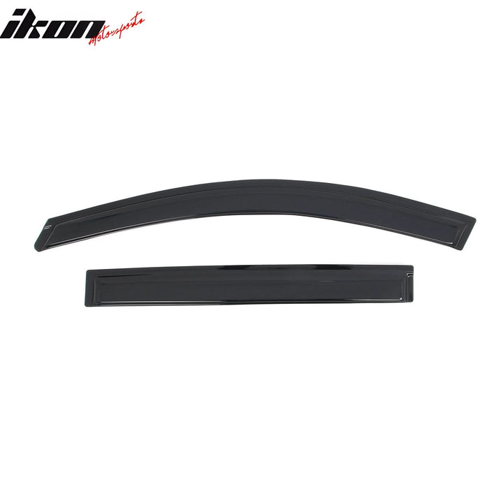 2018-2024 GMC Terrain 4PCS Tape on Window Visors Vent Rain Sun Guards