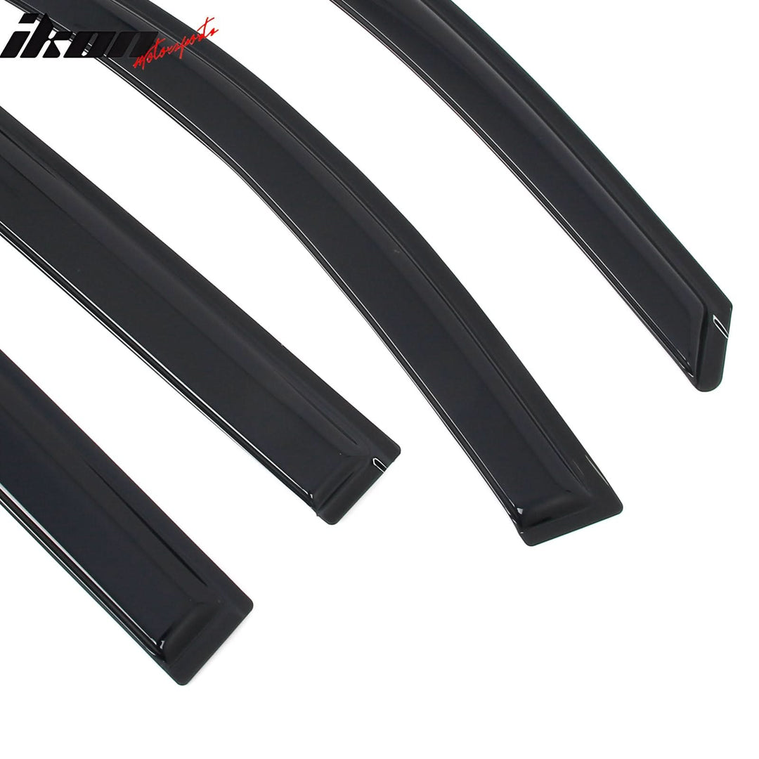 2018-2024 GMC Terrain 4PCS Tape on Window Visors Vent Rain Sun Guards