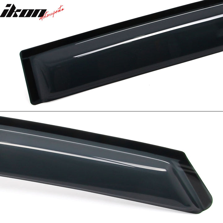 2018-2024 GMC Terrain 4PCS Tape on Window Visors Vent Rain Sun Guards