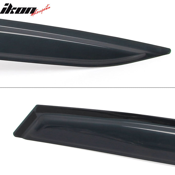 2018-2025 Honda Accord 4PCS Tape on Window Visors Vent Rain Sun Guards