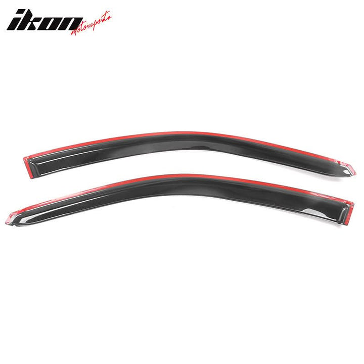 2001-2005 Honda Civic Slim Style Smoke Tinted Visor Windows Acrylic