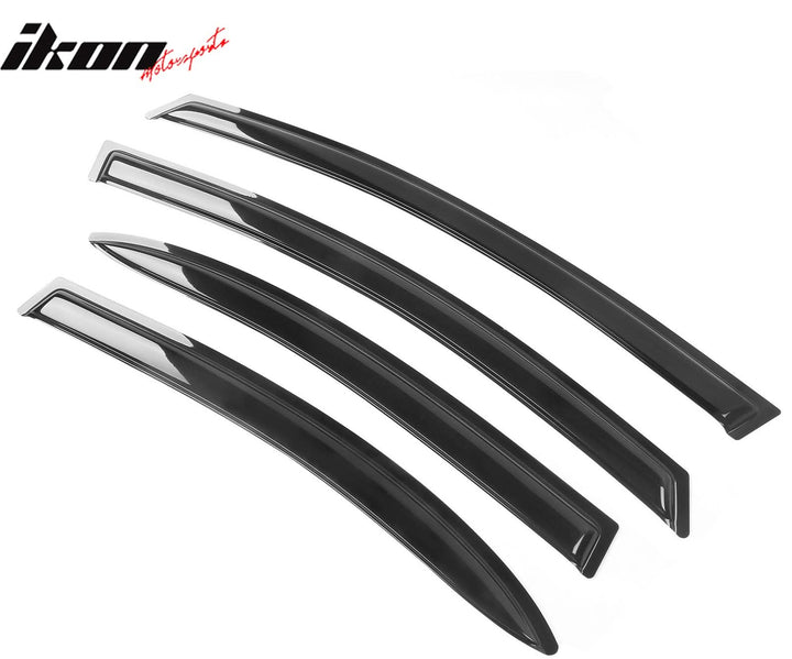 2006-2011 Honda Civic Sedan 4-Door Window Visor Acrylic 4PC Rain Guard