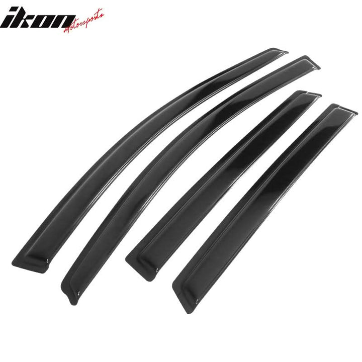 2007-2011 Honda CRV Acrylic 4PC Window Visors Tape On Rain Guard