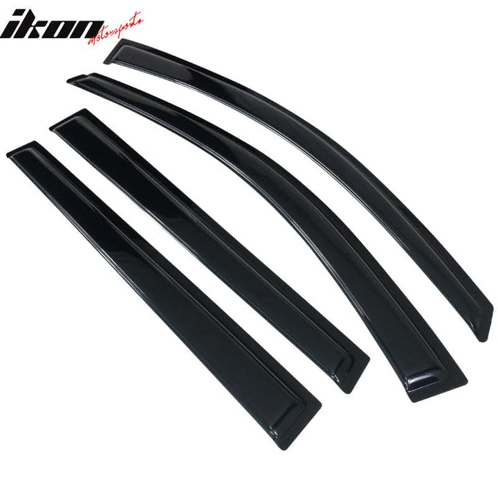 2014-2024 Jeep Cherokee Acrylic Window Visor Vent Rain Guard Deflector