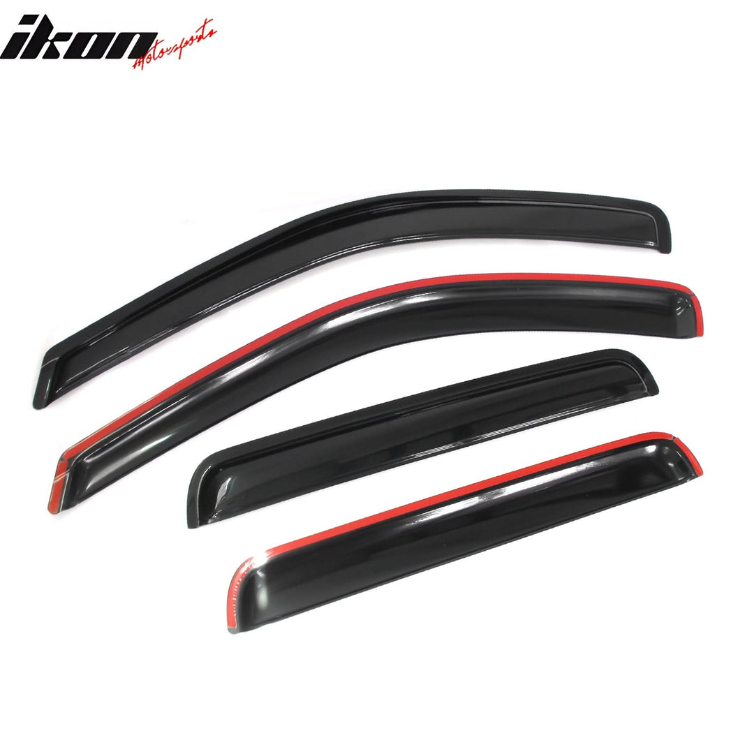 1999-2004 Jeep Grand Cherokee Window Visors Acrylic 4Pc Set