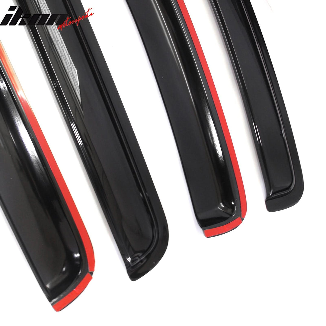 1999-2004 Jeep Grand Cherokee Window Visors Acrylic 4Pc Set