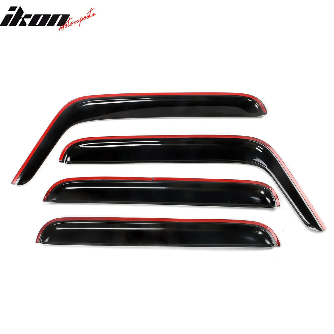 2007-2024 Jeep Wrangler 2020-2024 Gladiator Slim Acrylic Window Visor