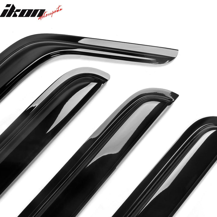 2007-2024 Jeep Wrangler 2020-2024 Gladiator Slim Acrylic Window Visor