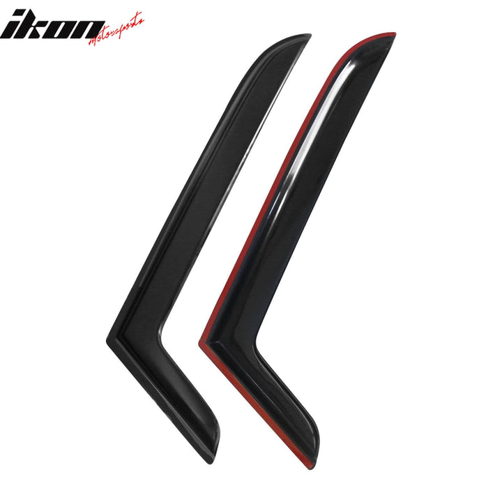 1997-2006 Jeep Wrangler TJ Window Visor Vent Rain Guards Sun Shade