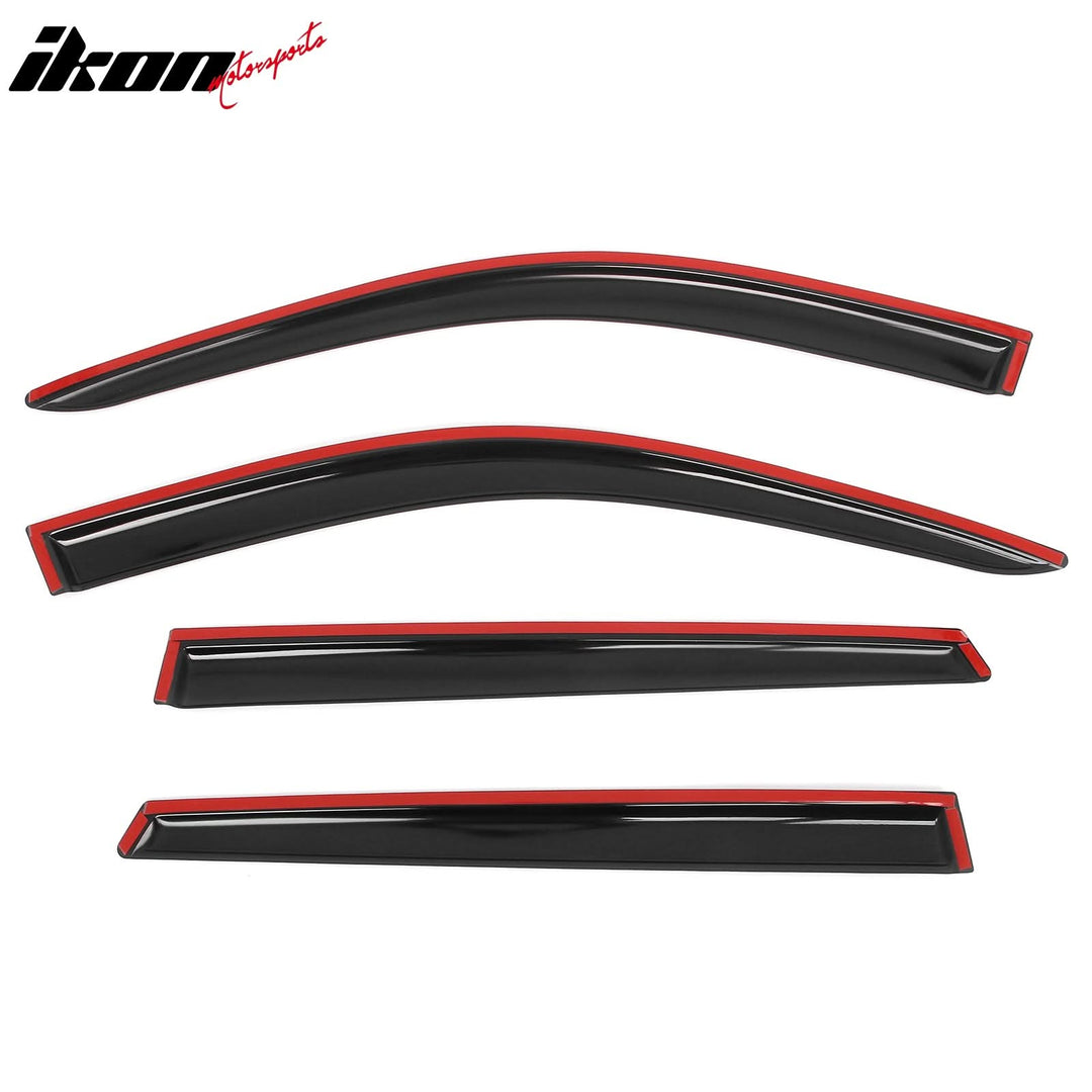 2021-2025 Kia Sorento 4PCS Tape on Window Visors Vent Rain Sun Guards