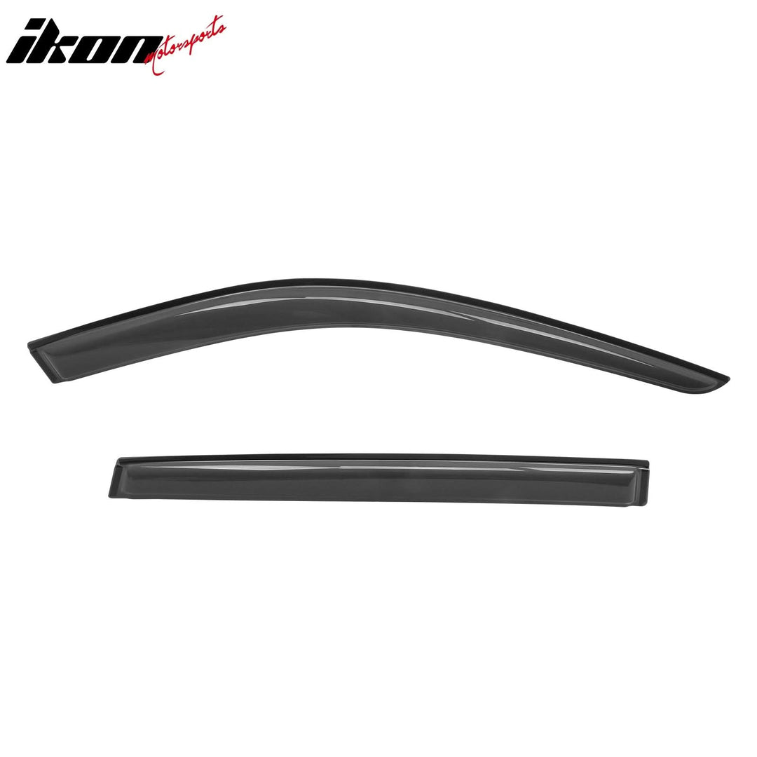 2020-2025 Kia Telluride 4PC Tape on Window Visors Vent Rain Sun Guards