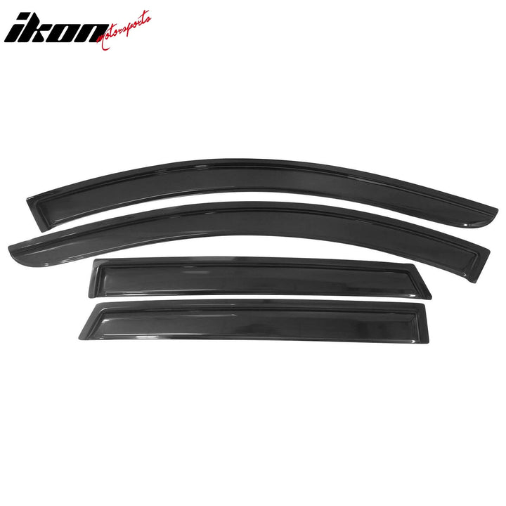 2013-2016 Mazda CX5 Slim Style Smoke Tinted Window Visors Acrylic 4Pc