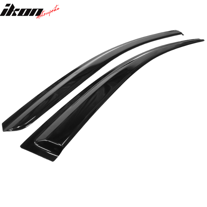 2008-2017 Mitsubishi Lancer EVO Window VisorsAcrylic 4PC