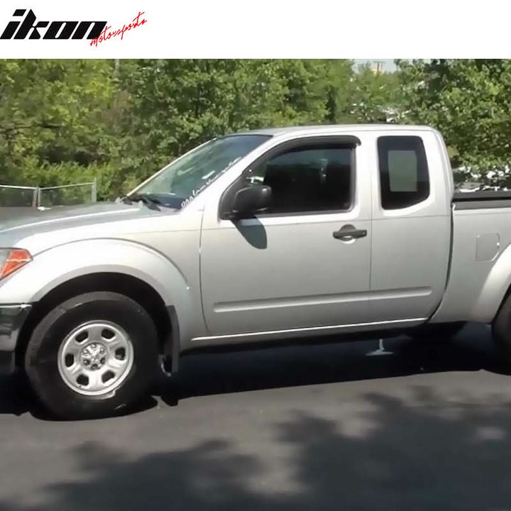 2005-2020 Nissan Frontier D40 Extended Cab 2PCS Visor Windows Acrylic