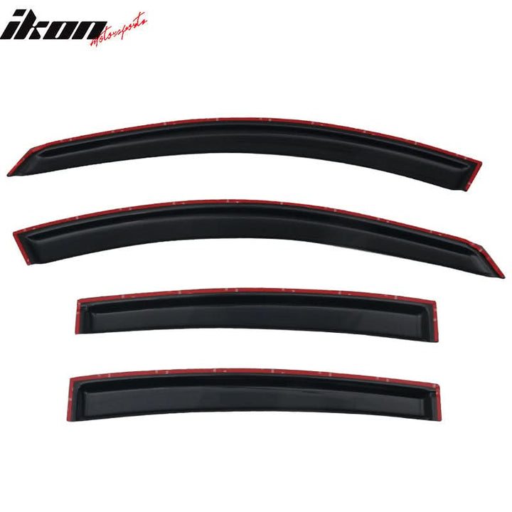 2004-2008 Nissan Maxima Slim Style Smoke Tinted Visor Window Acrylic