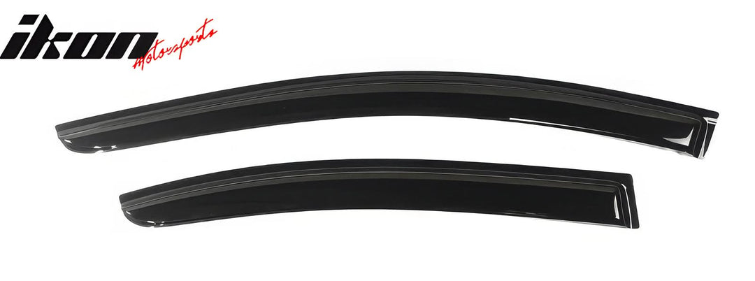 2009-2015 Nissan Maxima Tape On Window Visors Smoke Tinted Acrylic